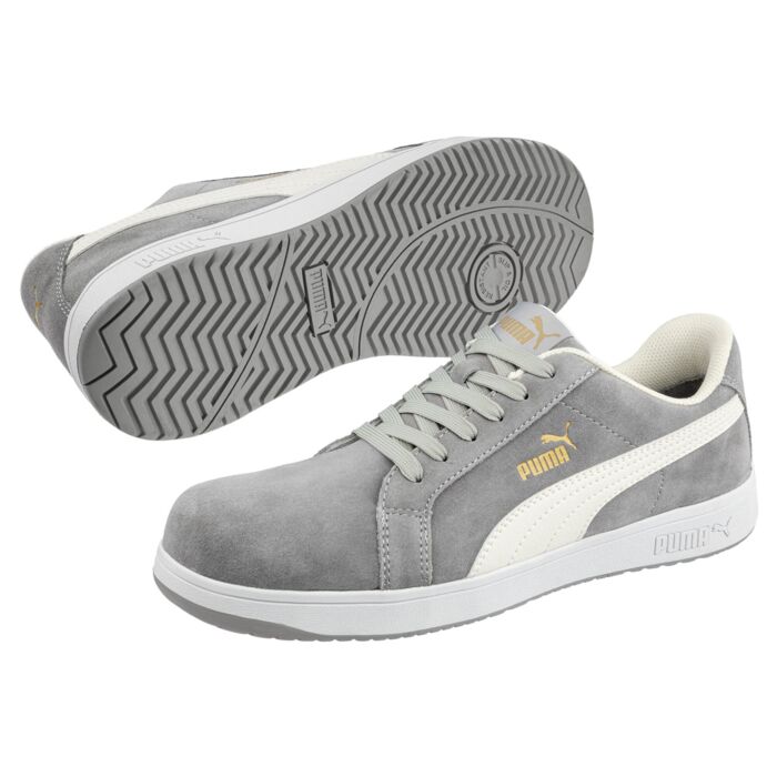 Iconic Suede Grey Low S1PL ESD Thumbnail