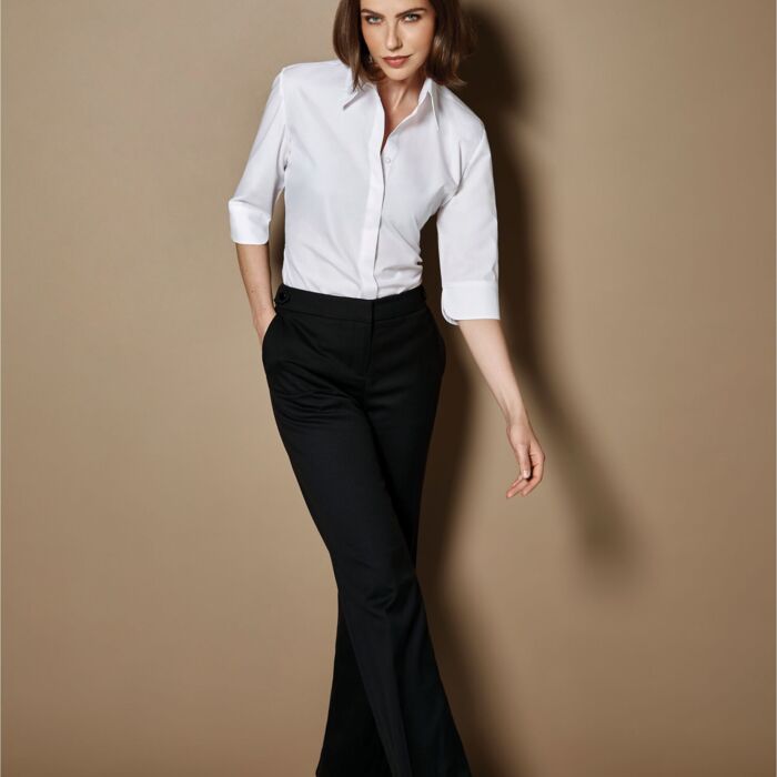 Tailored Fit 3/4 Sleeve Continental Blouse Thumbnail