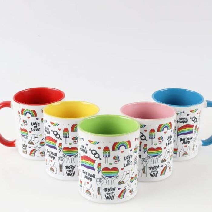 Colour Inner & Handle 11oz Mug Thumbnail