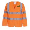 Hi-Vis Long Sleeve Waistcoat Thumbnail