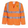 Hi-Vis Long Sleeve Waistcoat Thumbnail