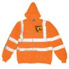 Hi-Vis Zipped Hoodie Thumbnail