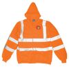 Hi-Vis Zipped Hoodie Thumbnail